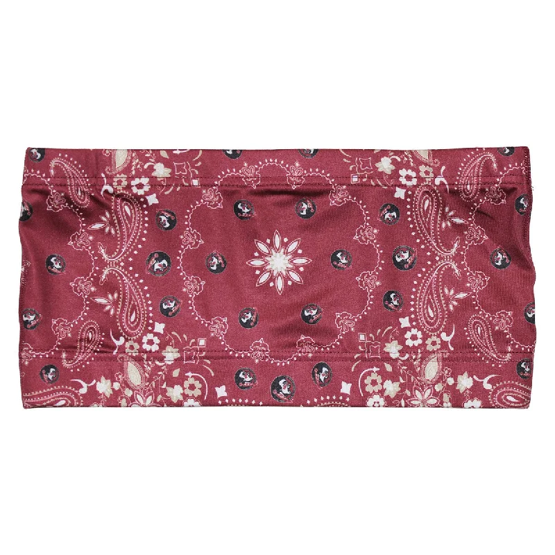 Comfortable Lounge Clothing WMN'S BANDEAU W/PAISLEY DESIGN