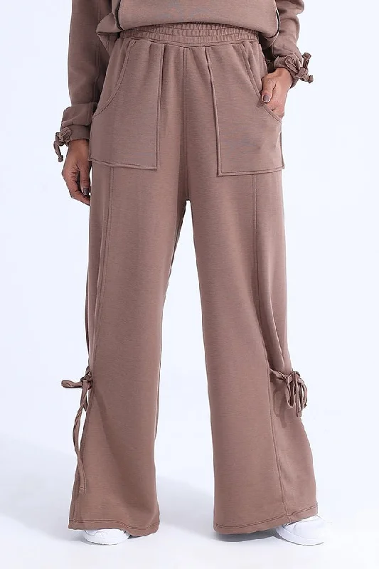 Women's Outerwear Apparel Flow Modal Brown Trouser