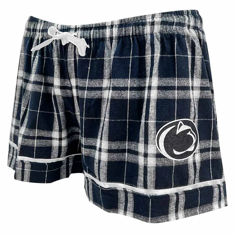 Women's Evening Apparel Boxercraft Ladies Penn State Plaid Flannel Shorts