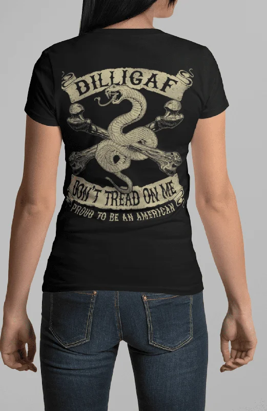 Women's Apparel Don't tread tan snake