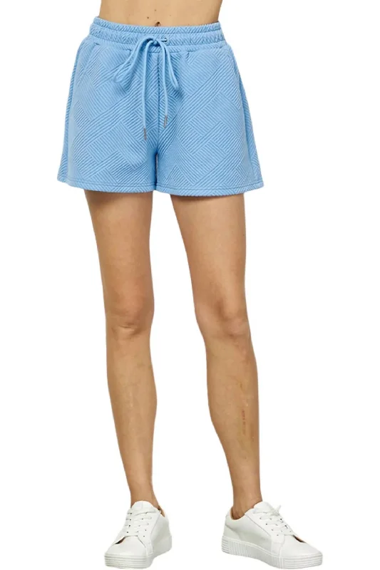 Women's Work Outfit For The Office Make A Choice Shorts In Blue