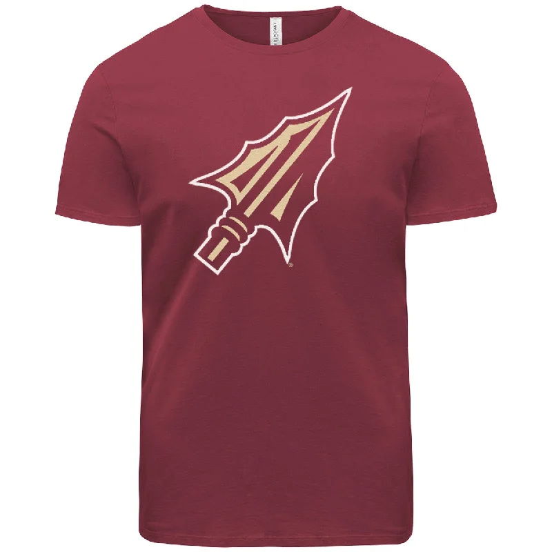 Street Style Discounts Ragz Adult/Unisex Arrowhead Logo Short Sleeve T-shirt - Garnet