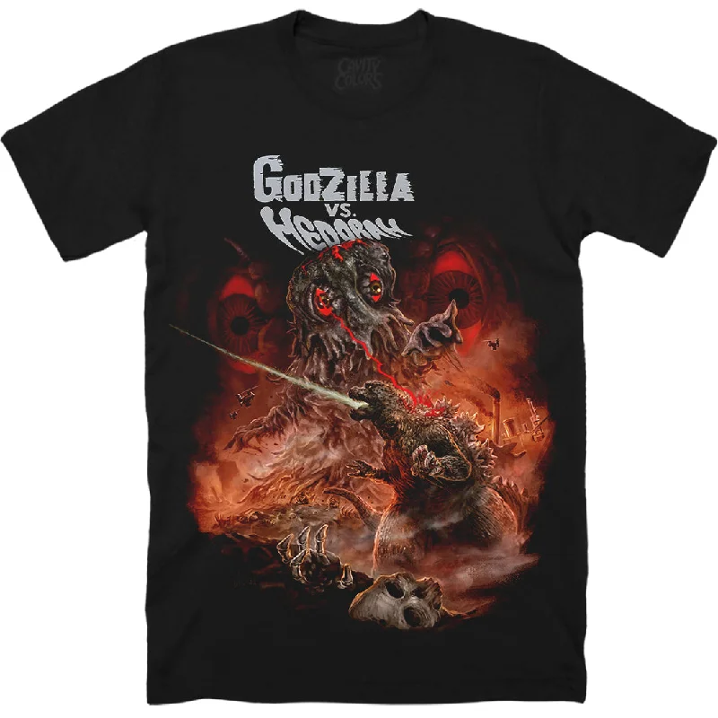 Plus-Size Women's Garments GODZILLA VS. HEDORAH: 50th ANNIVERSARY - T-SHIRT