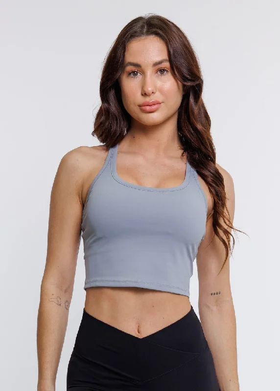 Laid-Back Fashion Offers Base Tank - Grey