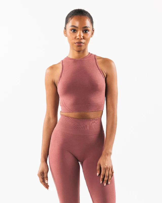 Vintage-Modern Style Offers Stratus Crop Tank - Rose