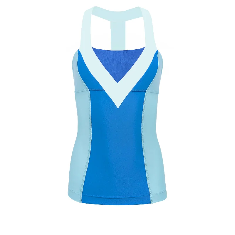 Explore What'S New Beauty Sleep Princess Athletic Tank Top - Blue