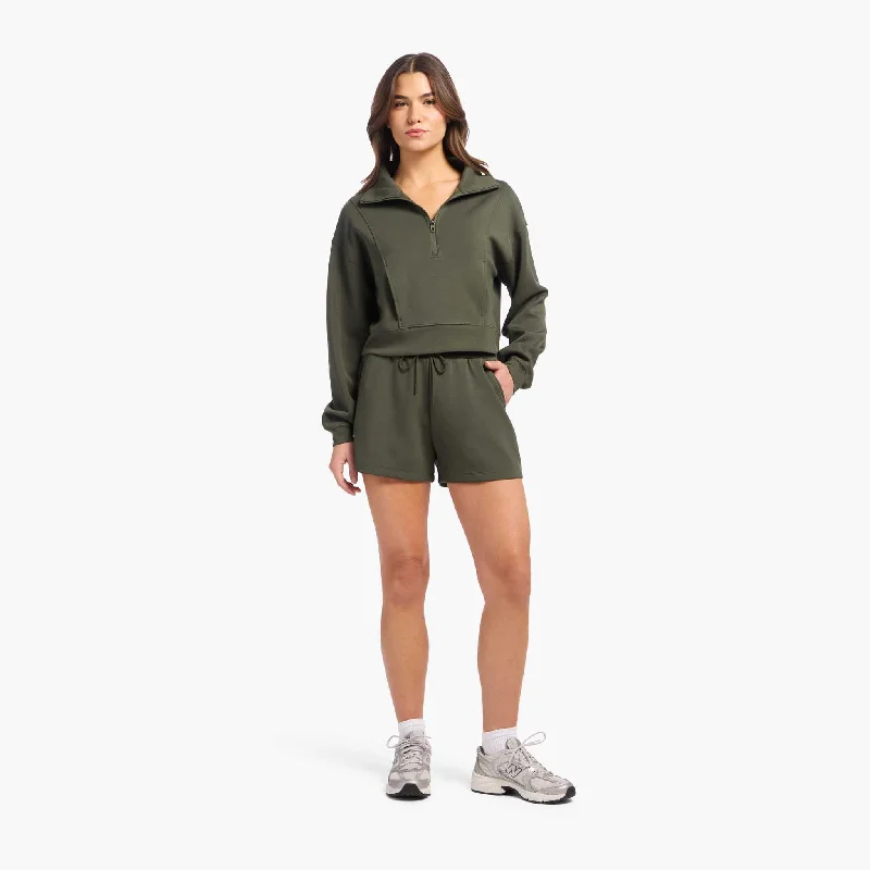 Minimalist Fashion Sale Soft Motion High-Rise Short | Darkest Olive