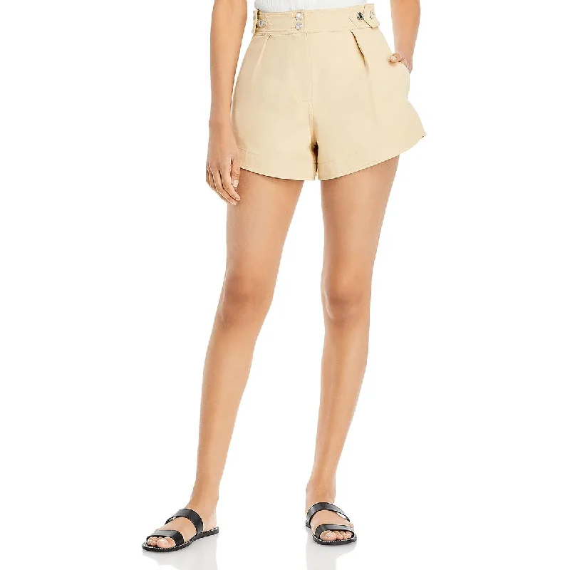 Best Sellers Womens Pocket Cotton Stretch High-Waist Shorts