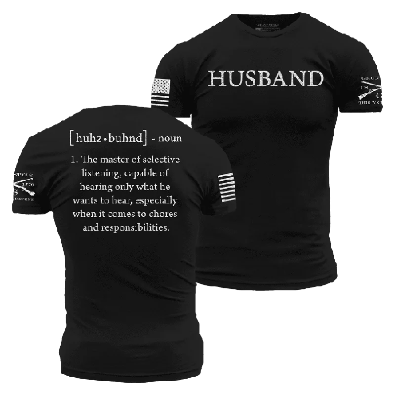 Must Haves Husband Defined T-Shirt - Black