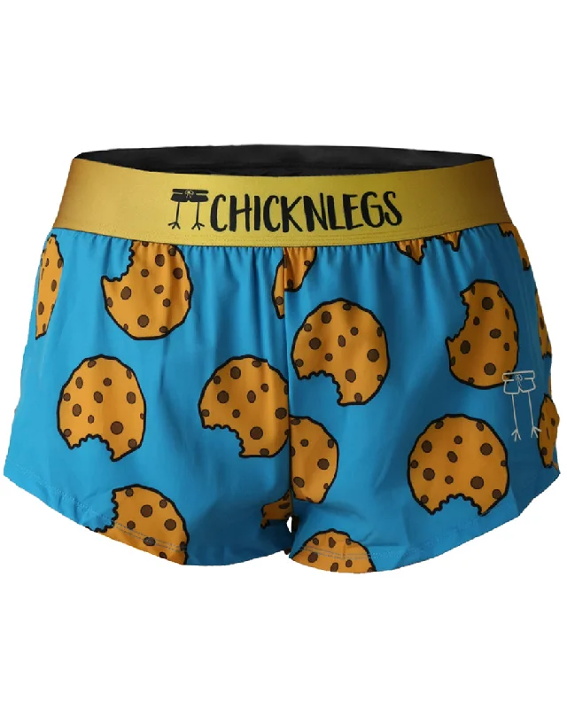 Women's Comfortable Garments Women's Chocolate Chip Cookies  1.5" Split Shorts