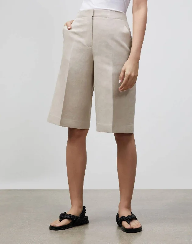 Women's Vintage-Inspired Clothing Ryerson Bermuda Short In Taupe