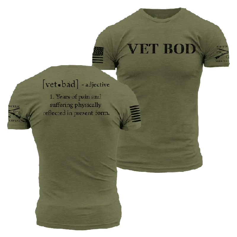 Casual Apparel For Women Vet Bod T-Shirt - Military Green