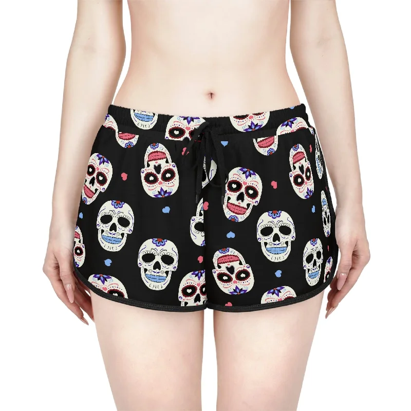 Affordable Luxury Women's Garments Women's Meican Sugar Skull Relaxed Shorts