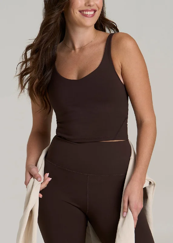 Best Sellers Balance Tank Top in Espresso - Women's Tall Tank Tops