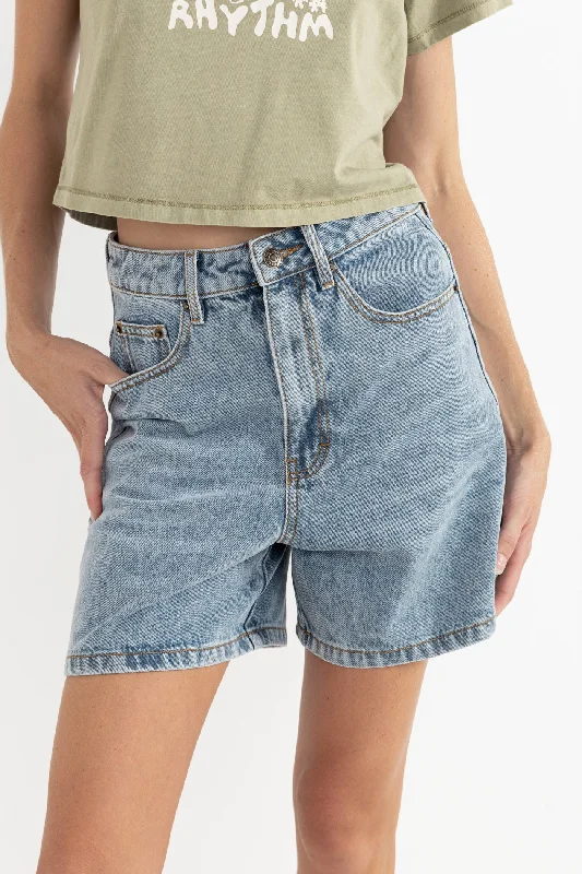 Women's Resort Apparel Escape Denim Short Washed Blue