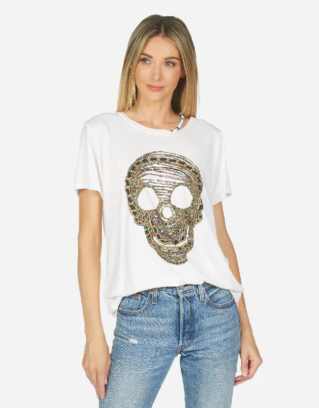 Embrace New Fashion Gabriella Beaded Chain Skull