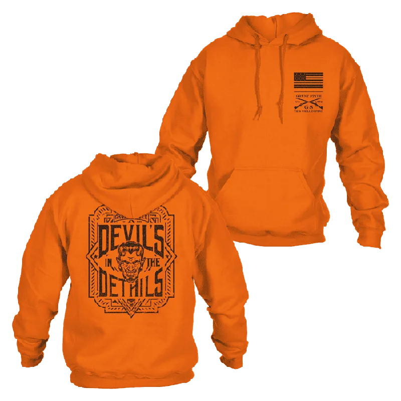 Women's Workout Clothing Devils In The Details Hoodie - Safety Orange