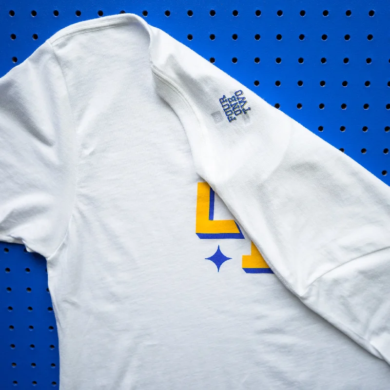 Vintage-Inspired Women's Apparel 412® University Tee - White