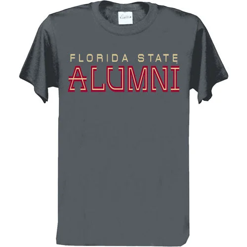 Find Your Unique Flair Ragz Adult/Unisex Florida State Alumni Short Sleeve T-shirt - Charcoal