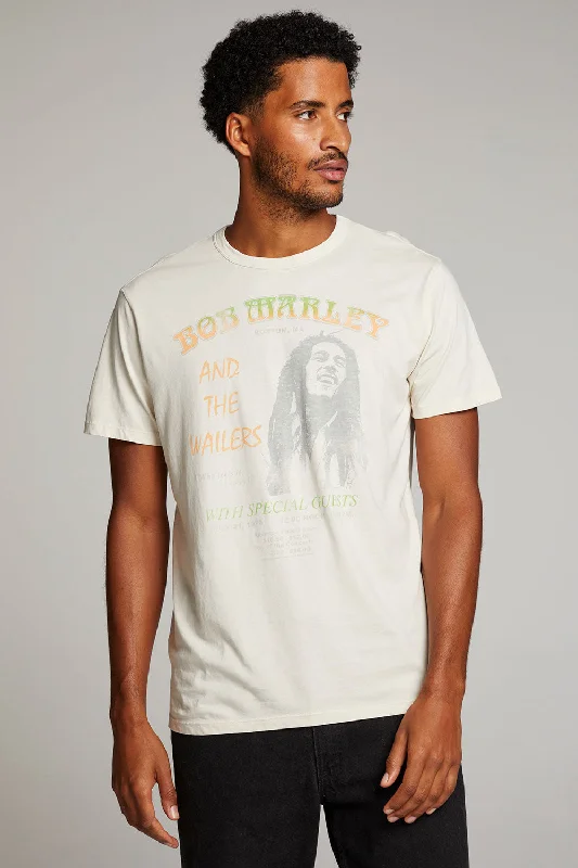 Budget Saver Bob Marley On Stage Mens Tee