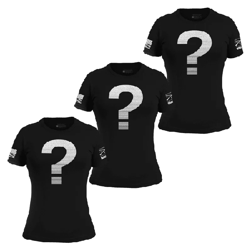 Comfortable Women's Apparel Women's Club Grunt Style Mystery T-Shirt - 3 Pack