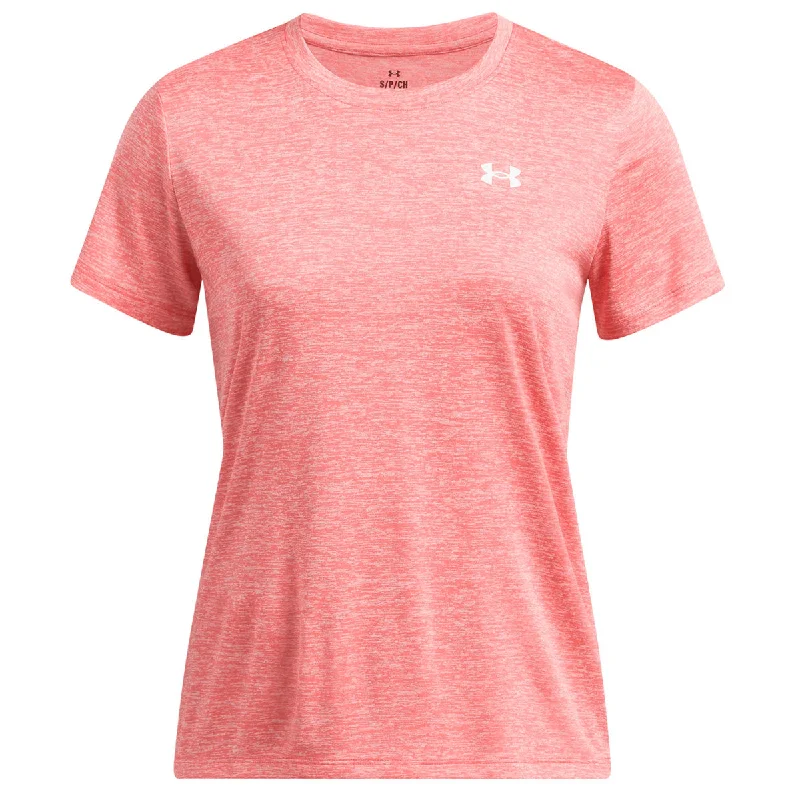 Stylish Women's Apparel Under Armour Tech Twist Short Sleeve Tee - Womens - Venom Red/White