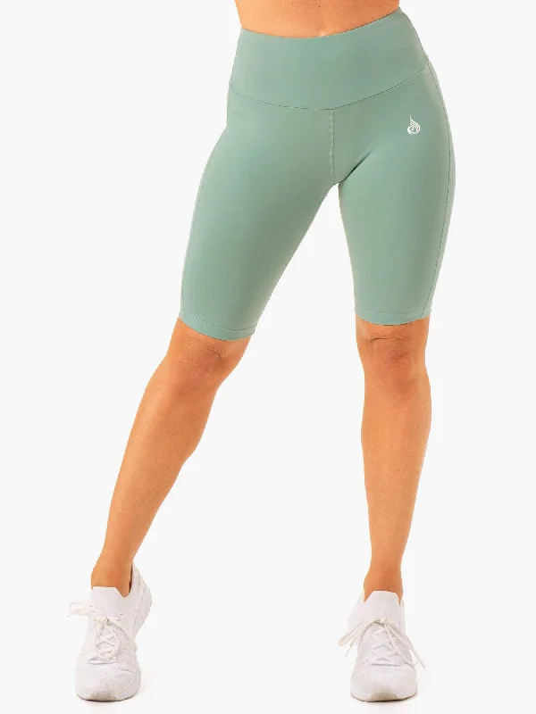 Women's Trendy Garments Action Bike Short - Sage