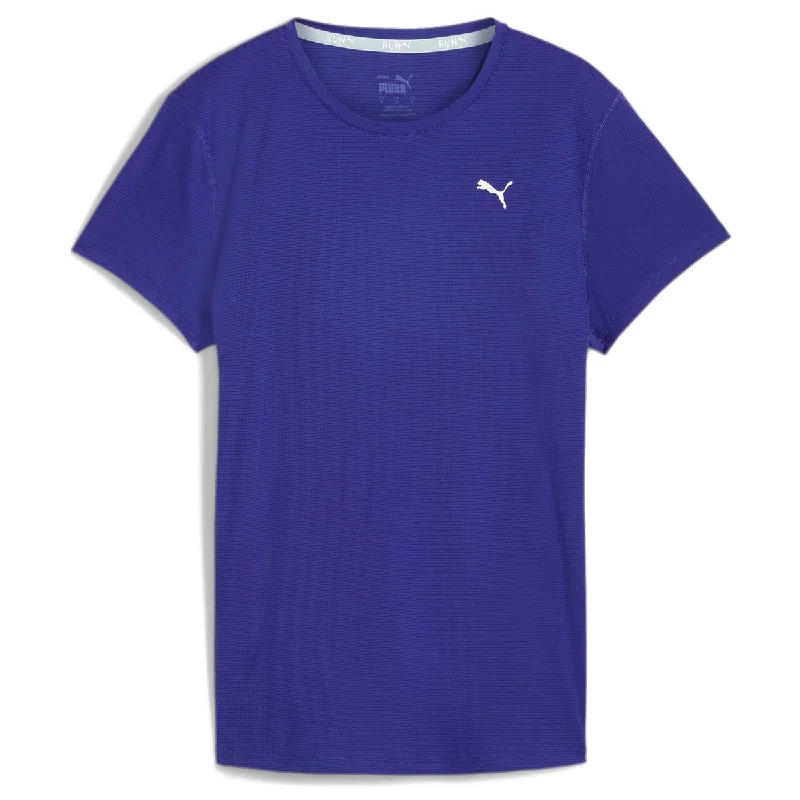 Women's Apparel Puma Run Favourite Velocity Tee - Womens - Lapis Lazuli