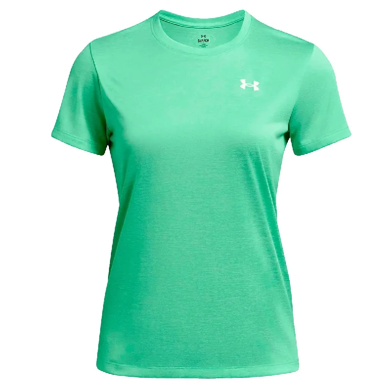 Women's Elegant Evening Attire Under Armour Tech Twist Training Tee - Womens - Matrix Green/White