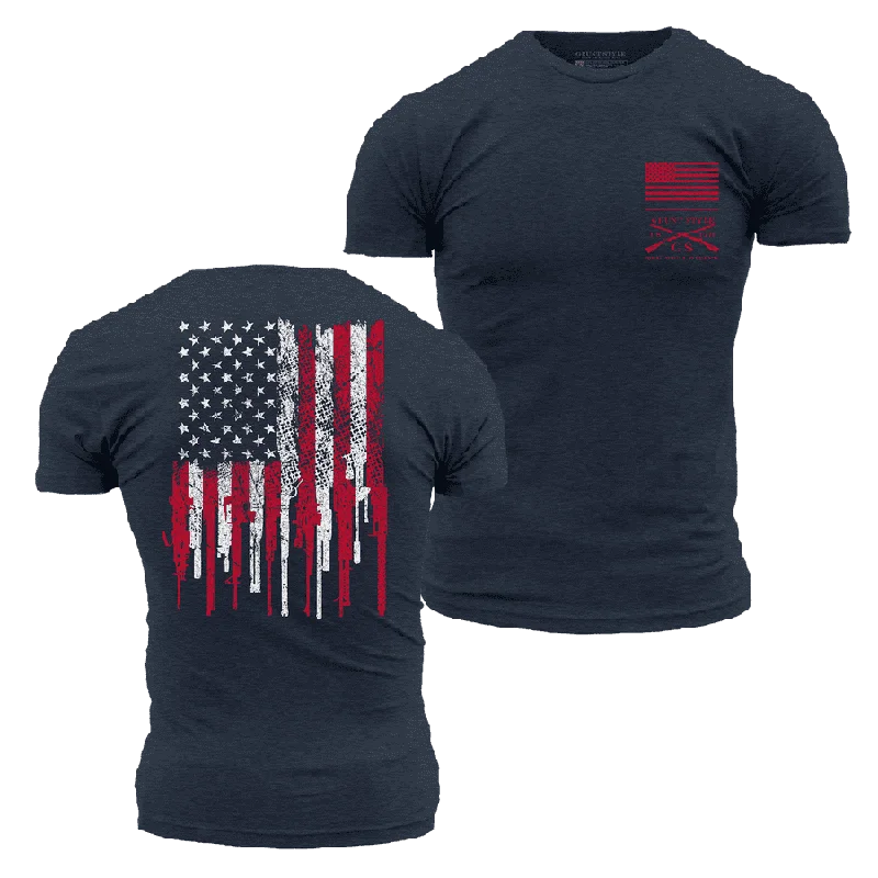 Women's Weekend Outfit 2A Stars and Stripes T-Shirt - Midnight Navy