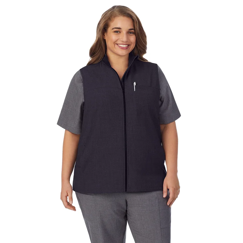 Charming Women's Garments Womens Scrub Vest PLUS