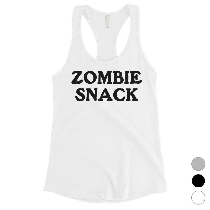 Modern Chic Discounts Zombie Snack Womens Thoughtful Simple Great Tank Top Birthday Gift