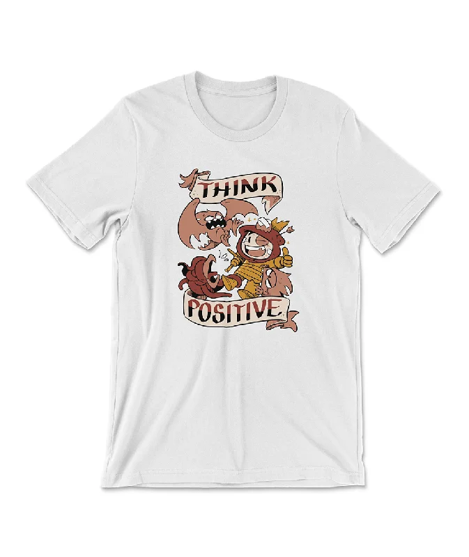 Women's Clothing Apparel Think Positive shirt