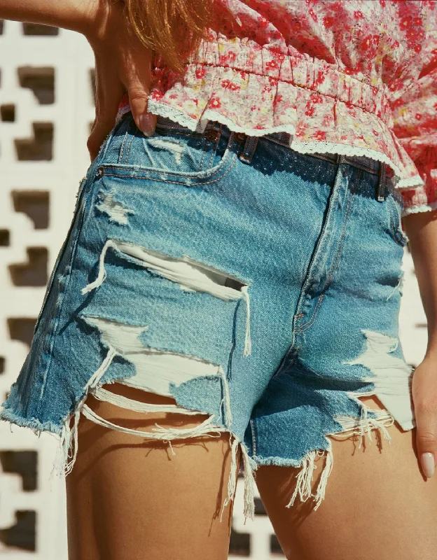 Street Style Discounts AE Denim '90s Boyfriend Short