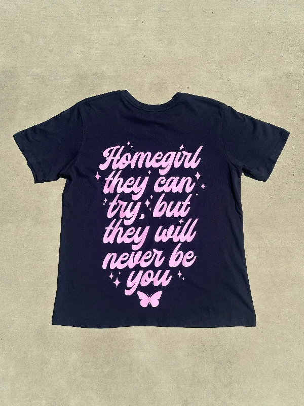 Trendy Looks On Sale Homegirl Tee - Navy