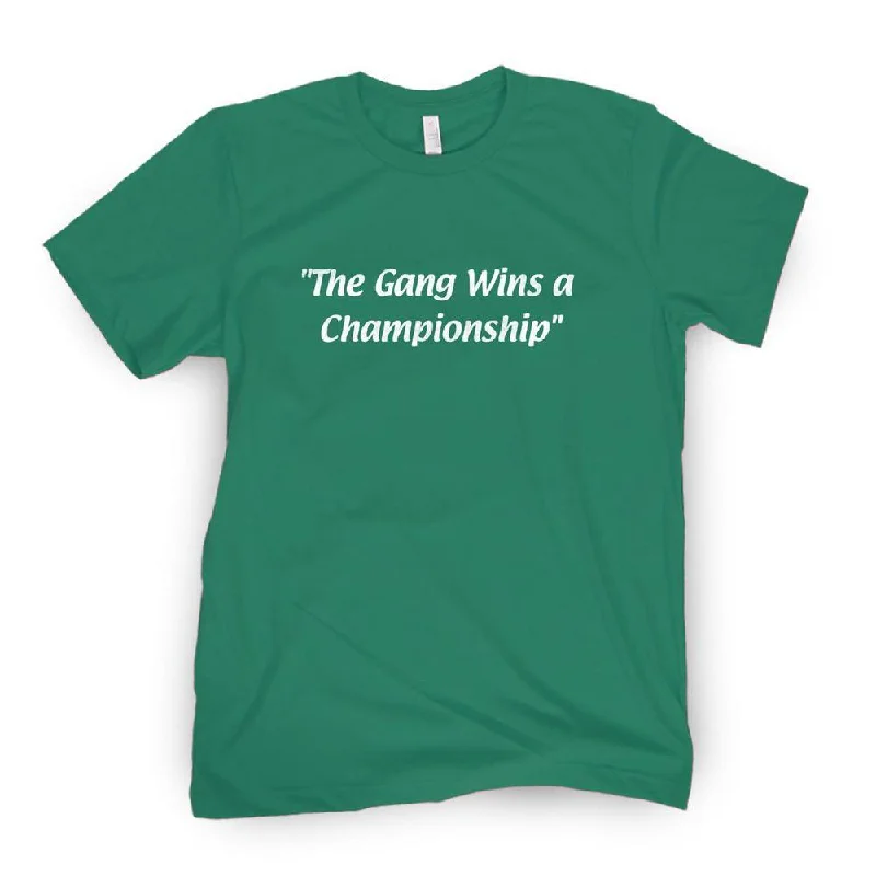 Women's Fashionable Clothing Sets The Gang Wins A Championship Tee