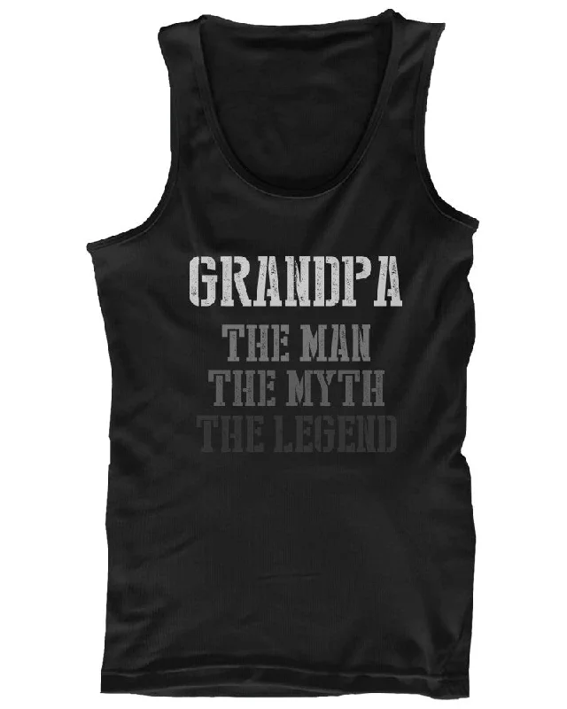 Women's Chic Outerwear Garments The Man Myth Legend Tank Top for Grandpa Christmas Gift for Grandfather