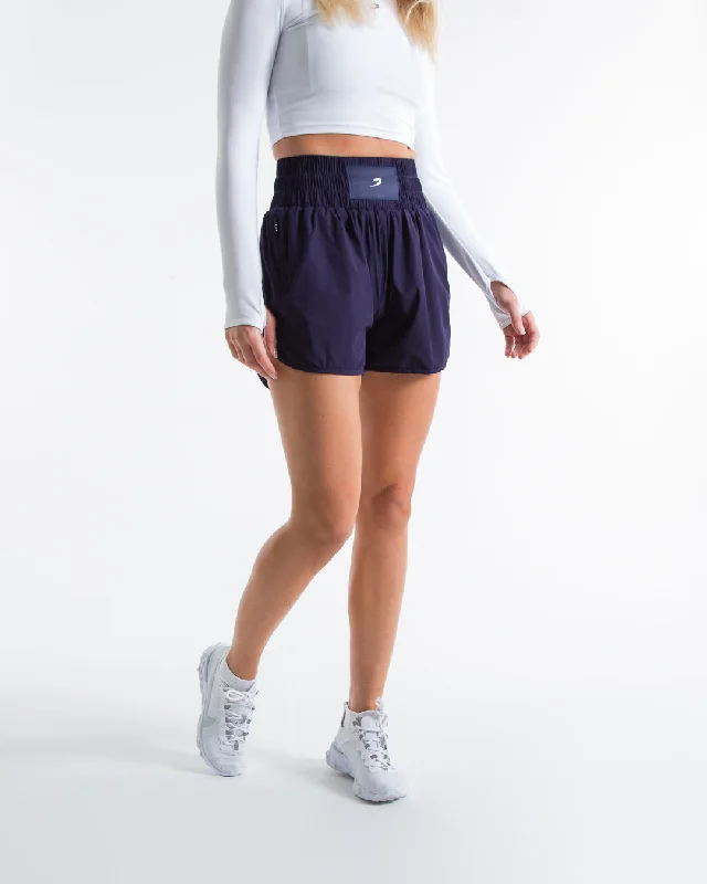 Elegant Women's Attire Kaliesha Shorts - Navy