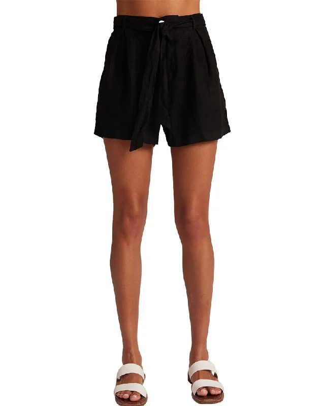 Laid-Back Fashion Offers Bella Dahl Belted Pleat Front Linen Short